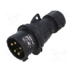 Conector alimentare AC, IEC 60309, IP44, 16A, 415V, 5 pini, AMPHENOL - 2CMA103591R1000