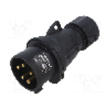Conector alimentare AC, IEC 60309, IP44, 16A, 415V, 5 pini, AMPHENOL - 2CMA103591R1000
