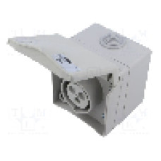 Conector alimentare AC, IEC 60309, IP44, 16A, 415V AC, 3 pini, PCE - 863-6GV