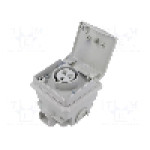 Conector alimentare AC, IEC 60309, IP44, 16A, 415V AC, 3 pini, PCE - 883-6GV