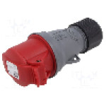 Conector alimentare AC, IEC 60309, IP44, 16A, 415V AC, 4 pini, AMPHENOL - 2CMA102012R1000