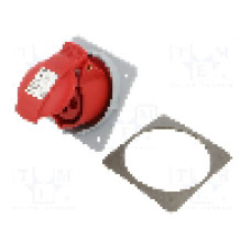 Conector alimentare AC, IEC 60309, IP44, 16A, 415V AC, 4 pini, AMPHENOL - 2CMA170012R1000