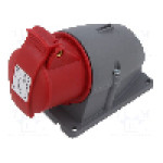 Conector alimentare AC, IEC 60309, IP44, 16A, 415V AC, 4 pini, AMPHENOL - 2CMA193106R1000