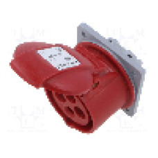 Conector alimentare AC, IEC 60309, IP44, 16A, 415V AC, 4 pini, AMPHENOL - 2CMA193154R1000