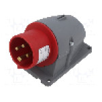 Conector alimentare AC, IEC 60309, IP44, 16A, 415V AC, 4 pini, AMPHENOL - 2CMA193298R1000