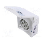Conector alimentare AC, IEC 60309, IP44, 16A, 415V AC, 4 pini, PCE - 844-6V