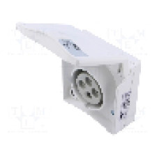Conector alimentare AC, IEC 60309, IP44, 16A, 415V AC, 4 pini, PCE - 844-6V