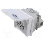 Conector alimentare AC, IEC 60309, IP44, 16A, 415V AC, 4 pini, PCE - 884-6V