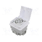 Conector alimentare AC, IEC 60309, IP44, 16A, 415V AC, 4 pini, PCE - 885-6V