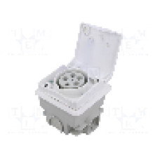 Conector alimentare AC, IEC 60309, IP44, 16A, 415V AC, 4 pini, PCE - 885-6V