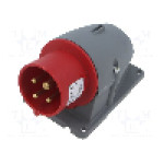 Conector alimentare AC, IEC 60309, IP44, 16A, 460V, 4 pini, AMPHENOL - 2CMA193302R1000