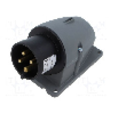 Conector alimentare AC, IEC 60309, IP44, 16A, 500V AC, 4 pini, AMPHENOL - 2CMA193299R1000