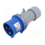 Conector alimentare AC, IEC 60309, IP44, 32A, 0,23kV, 3 pini, TAIZHOU BAOLUDA ELECTRIC - QX-260