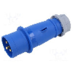 Conector alimentare AC, IEC 60309, IP44, 32A, 0,23kV, 3 pini, TAIZHOU BAOLUDA ELECTRIC - QX260