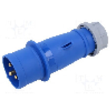 Conector alimentare AC, IEC 60309, IP44, 32A, 0,23kV, 3 pini, TAIZHOU BAOLUDA ELECTRIC - QX260