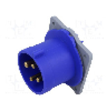 Conector alimentare AC, IEC 60309, IP44, 32A, 0,25kV, 250V AC, 4 pini, AMPHENOL - 2CMA193444R1000