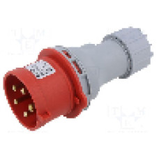 Conector alimentare AC, IEC 60309, IP44, 32A, 0,4kV, 5 pini, TAIZHOU BAOLUDA ELECTRIC - QX-4
