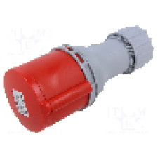 Conector alimentare AC, IEC 60309, IP44, 32A, 0,4kV, 5 pini, TAIZHOU BAOLUDA ELECTRIC - QX-6