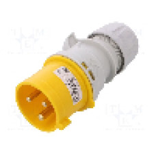 Conector alimentare AC, IEC 60309, IP44, 32A, 110V AC, 3 pini, PCE - 023-4