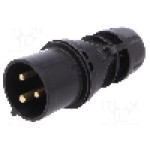 Conector alimentare AC, IEC 60309, IP44, 32A, 230V AC, 3 pini, PCE - 023-6X