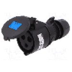 Conector alimentare AC, IEC 60309, IP44, 32A, 230V AC, 3 pini, PCE - 223-6X