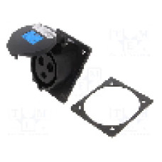 Conector alimentare AC, IEC 60309, IP44, 32A, 230V AC, 3 pini, PCE - 423-6X