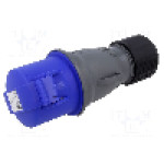 Conector alimentare AC, IEC 60309, IP44, 32A, 250V AC, 3 pini, AMPHENOL - 2CMA102031R1000