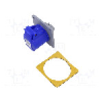 Conector alimentare AC, IEC 60309, IP44, 32A, 250V AC, 3 pini, AMPHENOL - 2CMA193170R1000