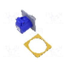 Conector alimentare AC, IEC 60309, IP44, 32A, 250V AC, 3 pini, AMPHENOL - 2CMA193170R1000