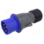 Conector alimentare AC, IEC 60309, IP44, 32A, 250V AC, 4 pini, AMPHENOL - 2CMA101986R1000