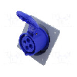 Conector alimentare AC, IEC 60309, IP44, 32A, 250V AC, 4 pini, AMPHENOL - 2CMA193276R1000