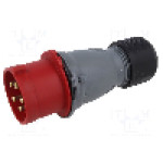Conector alimentare AC, IEC 60309, IP44, 32A, 250V AC, 5 pini, AMPHENOL - 2CMA101995R1000