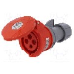 Conector alimentare AC, IEC 60309, IP44, 32A, 380/415V AC, 4 pini, Famatel - 23302