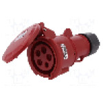Conector alimentare AC, IEC 60309, IP44, 32A, 380/415V AC, 5 pini, Famatel - 23303