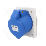 Conector alimentare AC, IEC 60309, IP44, 32A, 400V AC, 3 pini, PAWBOL - B.1928