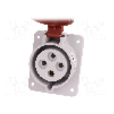 Conector alimentare AC, IEC 60309, IP44, 32A, 400V AC, 4 pini, PAWBOL - B.1057