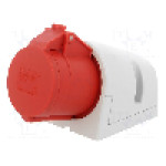 Conector alimentare AC, IEC 60309, IP44, 32A, 400V AC, 4 pini, PCE - 124-6