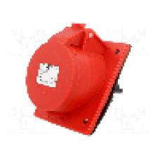 Conector alimentare AC, IEC 60309, IP44, 32A, 400V AC, 4 pini, PCE - 424-6