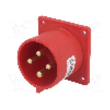 Conector alimentare AC, IEC 60309, IP44, 32A, 400V AC, 4 pini, PCE - 624-6