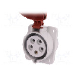 Conector alimentare AC, IEC 60309, IP44, 32A, 400V AC, 5 pini, PAWBOL - B.1058