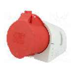 Conector alimentare AC, IEC 60309, IP44, 32A, 400V AC, 5 pini, PCE - 125-6
