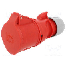 Conector alimentare AC, IEC 60309, IP44, 32A, 400V AC, 5 pini, PCE - 225-6