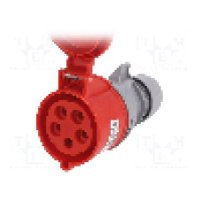 Conector alimentare AC, IEC 60309, IP44, 32A, 400V AC, 5 pini, PCE - 225-6TT