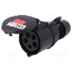 Conector alimentare AC, IEC 60309, IP44, 32A, 400V AC, 5 pini, PCE - 225-6X