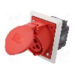 Conector alimentare AC, IEC 60309, IP44, 32A, 400V AC, 5 pini, PCE - 425-6PKR