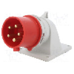 Conector alimentare AC, IEC 60309, IP44, 32A, 400V AC, 5 pini, PCE - 77725-6