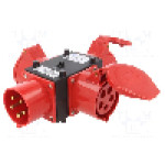 Conector alimentare AC, IEC 60309, IP44, 32A, 400V AC, {{Numarul de pini}} pini, PAWBOL - B.MINI-2