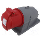 Conector alimentare AC, IEC 60309, IP44, 32A, 415V AC, 4 pini, AMPHENOL - 2CMA193130R1000