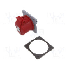 Conector alimentare AC, IEC 60309, IP44, 32A, 415V AC, 4 pini, AMPHENOL - 2CMA193178R1000