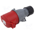 Conector alimentare AC, IEC 60309, IP44, 32A, 415V AC, 5 pini, AMPHENOL - 2CMA102051R1000